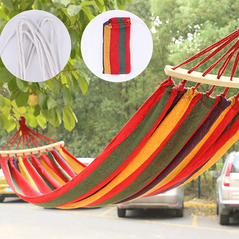 Di Động Treo Võng Cắm Trại Ngoài Trời Ghế Xoay Trong Nhà Phòng Ngủ Võng Ghế Lười Du Lịch Di Động Vải Bố Dày Dặn Giường Võng