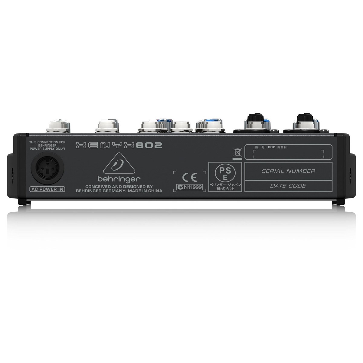 Bộ trộn âm thanh analog 8 đầu vào Behringer XENYX 802 Premium - Hàng Nhập Khẩu