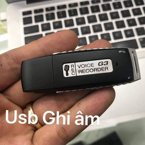 Usb Ghi Âm Lọc Âm G3 8GB - Lưu Trữ Liên Tục 100 Giờ