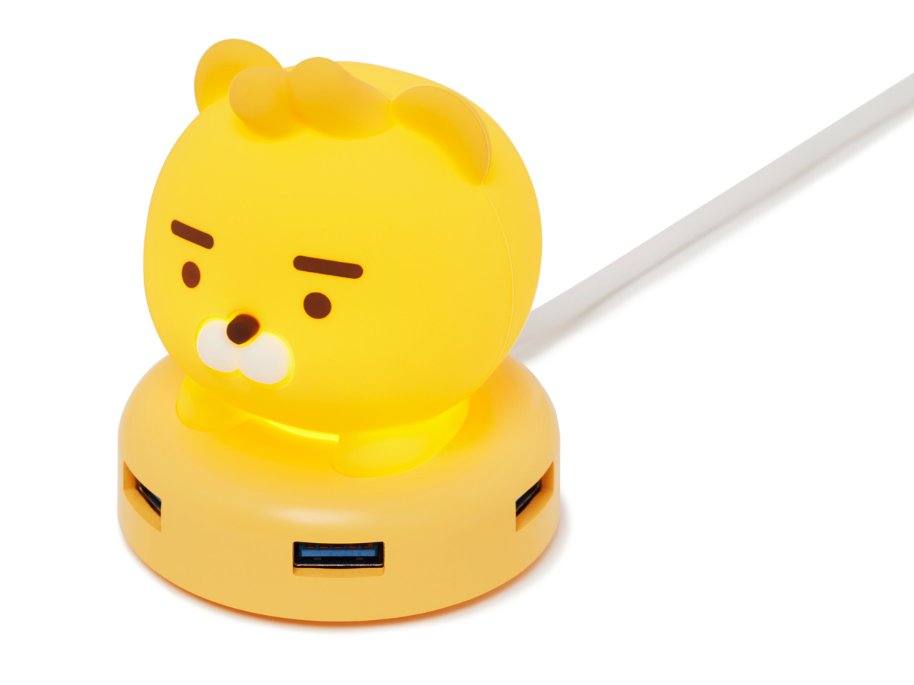 Cổng Sạc USB Kèm Đèn Ryan Kakao Friends Hàng Chính Hãng