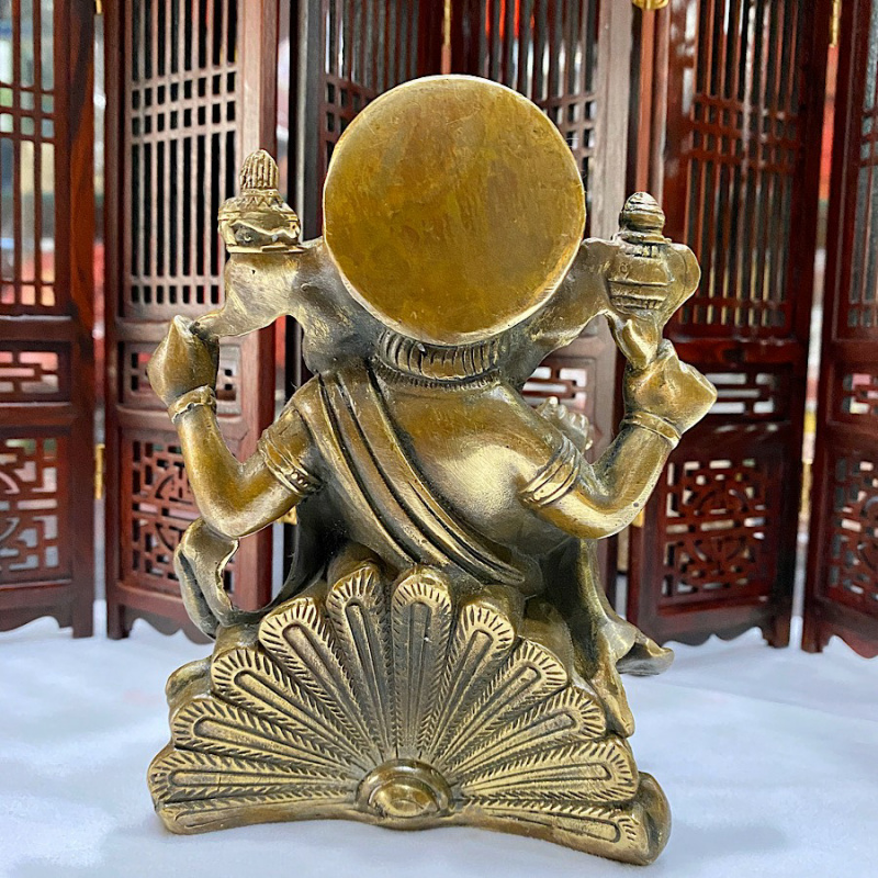 TƯỢNG THẦN VOI GANESHA BẰNG ĐỒNG