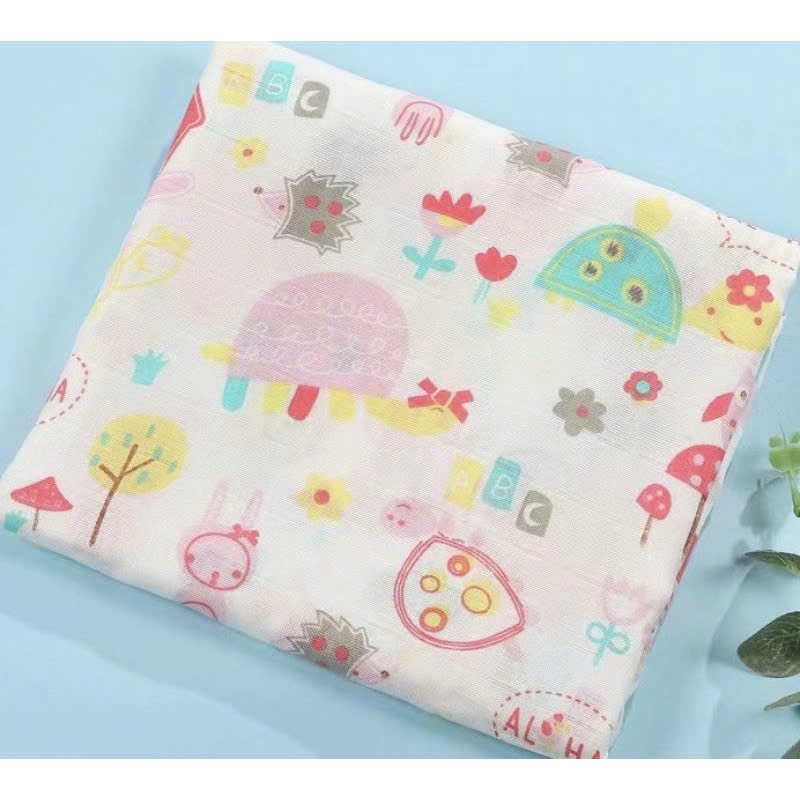 Khăn tắm, khăn xô aden sợi tre cho bé 2 lớp kích thước 120x120cm siêu mềm - Hàng chính hãng ( Họa tiết ngẫu nhiên)