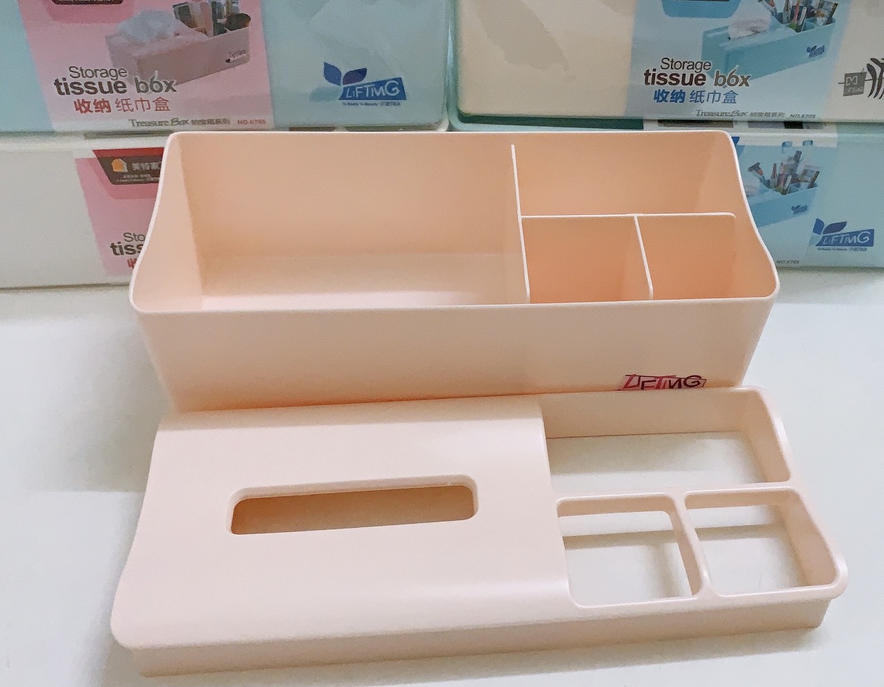 Hộp Đựng Giấy Ăn Kèm Khay Chứa Đồ Tiện Lợi đa năng - ANTH216