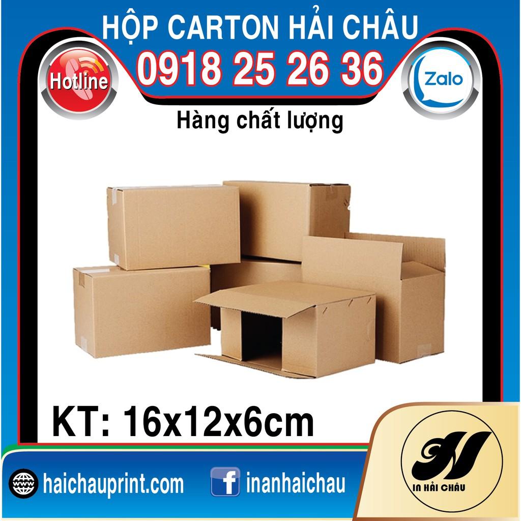 20 Hộp Carton, KT: 16x12x6cm, Hộp carton, Thùng carton, Hộp đóng hàng, Thùng đóng hàng, Hộp carton 3 lớp...