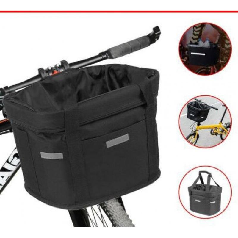 Giỏ xe đạp phía trước tay cầm xe đạp không thấm nước có thể tháo rời