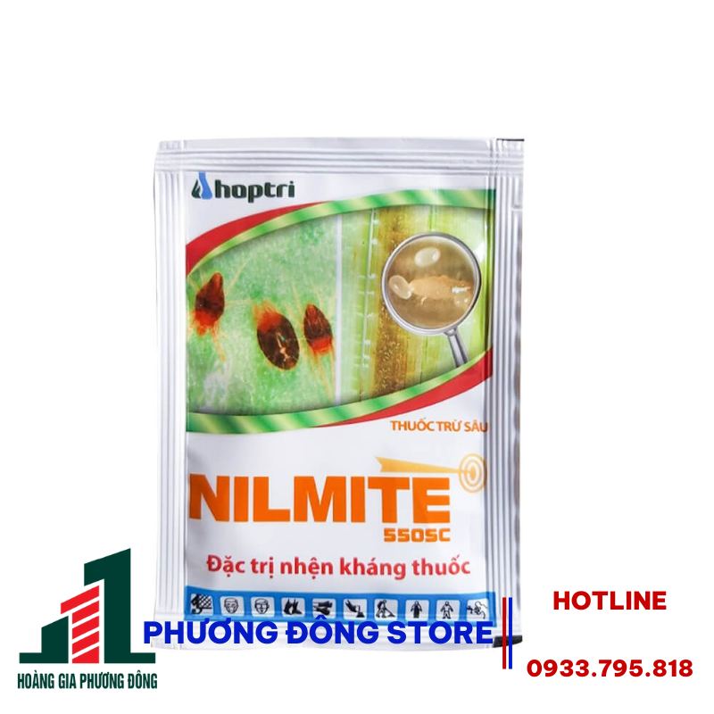 Thuốc diệt nhện kháng thuốc NILMITE 550SC - gói 10ml, chai 100ml