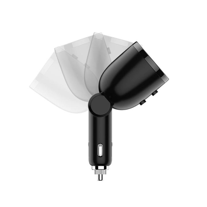 Bộ chia tẩu ra 2 Cổng tẩu 2 cổng sạc USB đa năng HY-16