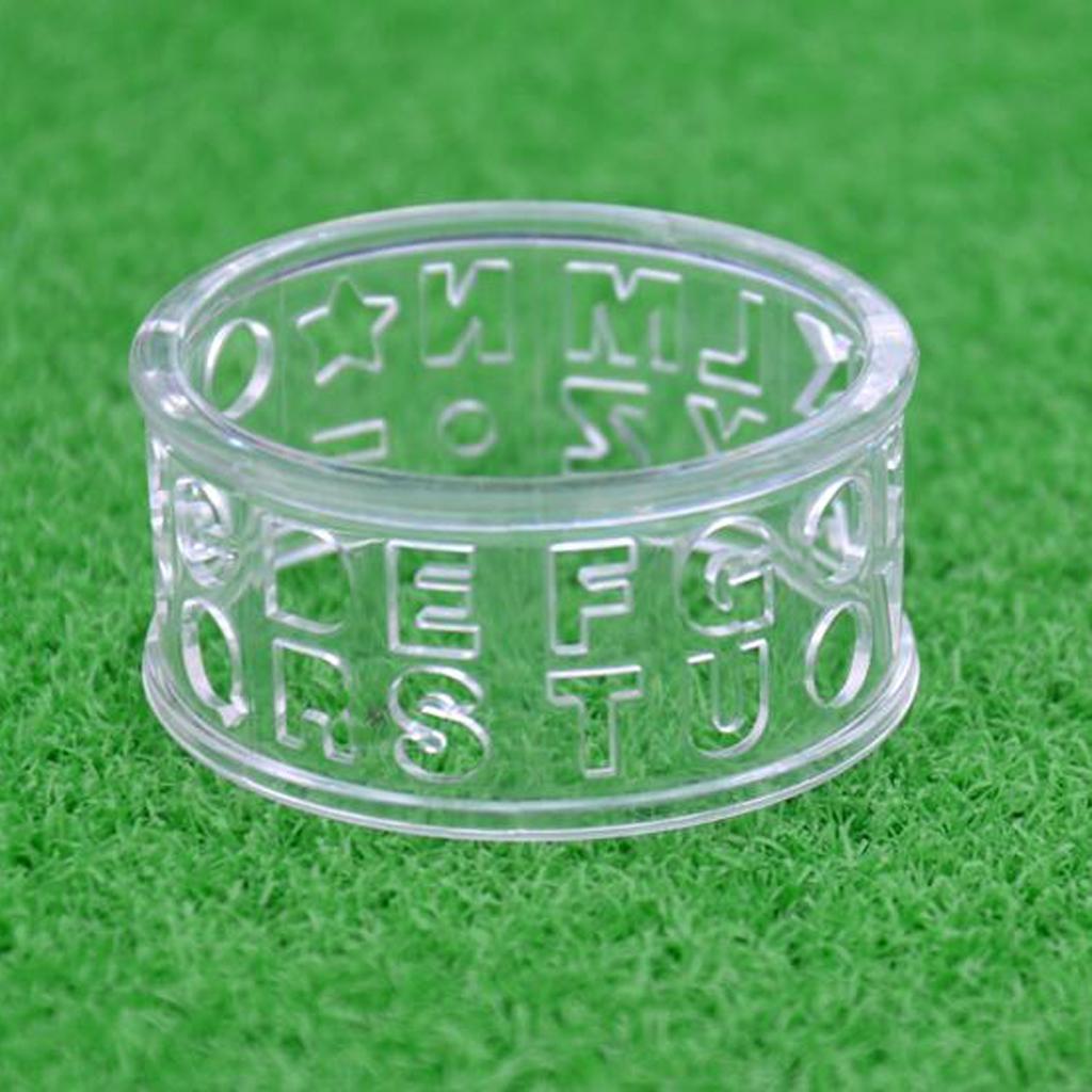 10x Durable Golf Ball Liner Marker Template Drawing Alignment Tool Accessories