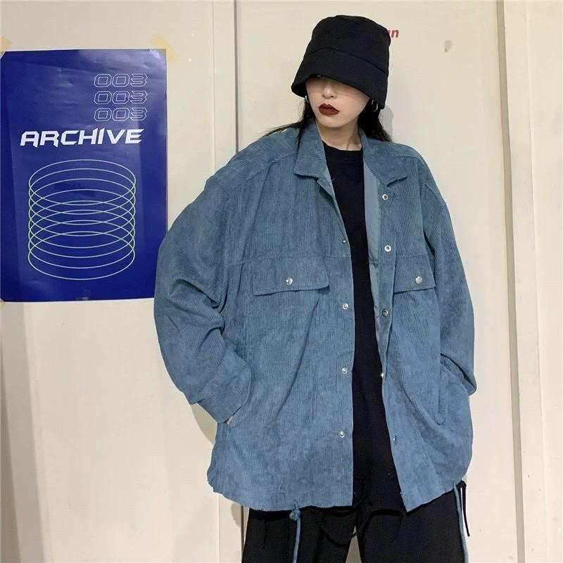 Áo Khoác Bomber Nam Nữ - Áo Khoác Kaki Unisex Trơn Nhung 2 Màu Siêu Hot - LP.STORE