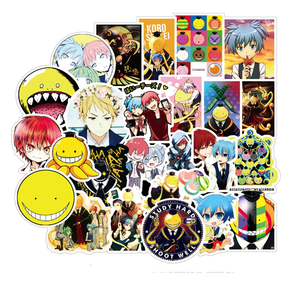 Set 60 Sticker Lớp học ám sát Assassination Classroom