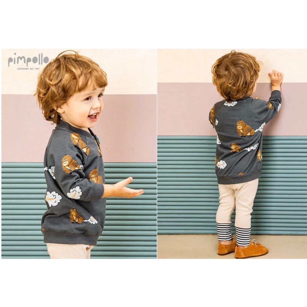 Quần legging cotton xuất Hàn Pimpollo cho bé 1- 6 tuổi