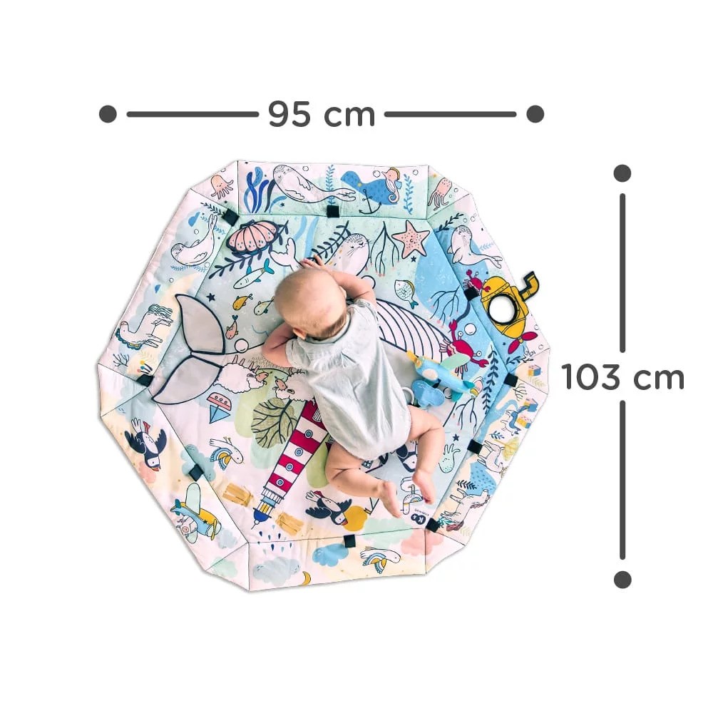 Thảm chơi thông minh cho bé từ sơ sinh Kinderkraft Smartplay Sea