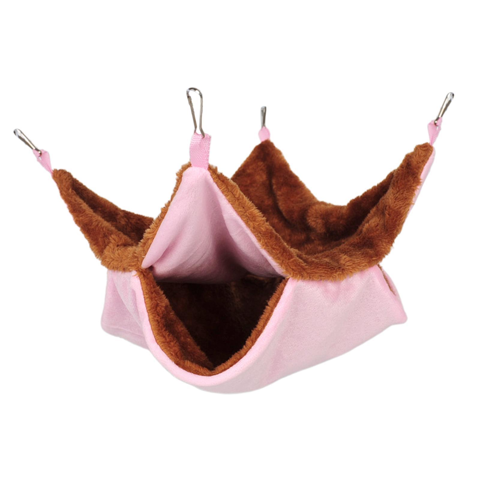 Double Layer Hamster Hammock    Nest Rat Habitat Cage