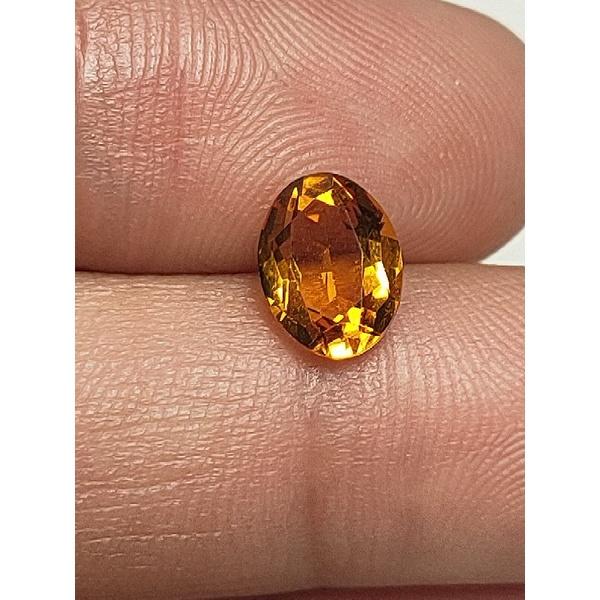 085  Đá citrine  lỗi cạnh