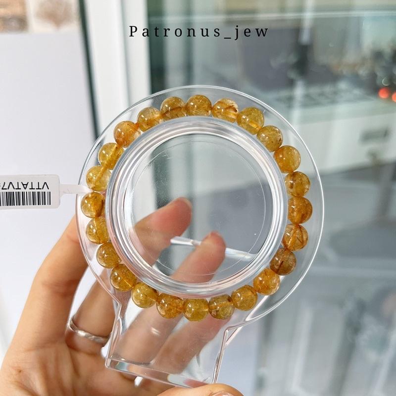 Vòng Tay Thạch Anh Tóc Vàng 7mm VTTATV75A Patronus Jewelry