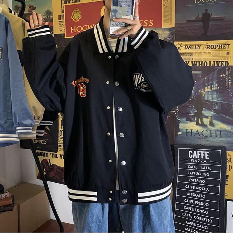 Áo bomber nam nữ unisex khoác gió jacket dù 2 lớp cúc bấm form rộng local brand ulzzang phong cách hàn quốc đep GJ
