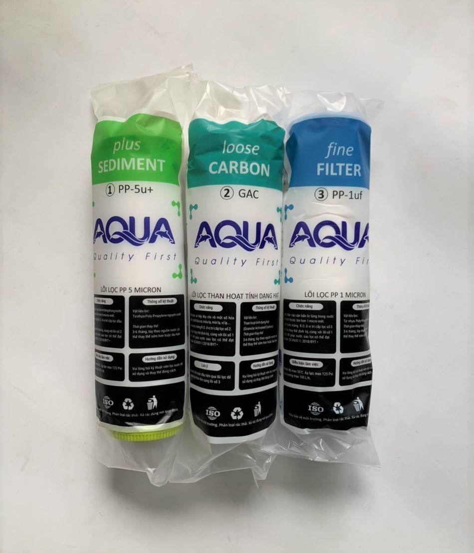 LÕI LỌC NƯỚC 1 2 3 AQUA CAO CẤP