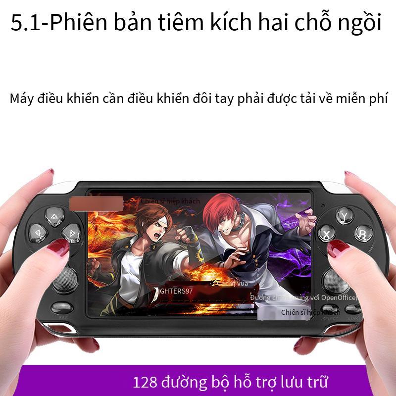 Phong cách mới nhất phiên bản nâng cấp X9-S máy chơi game cầm tay PSP cầm tay 5.1 inch điều khiển từ xa đôi 8G arcade nhà máy sản xuất đồ chơi trẻ em