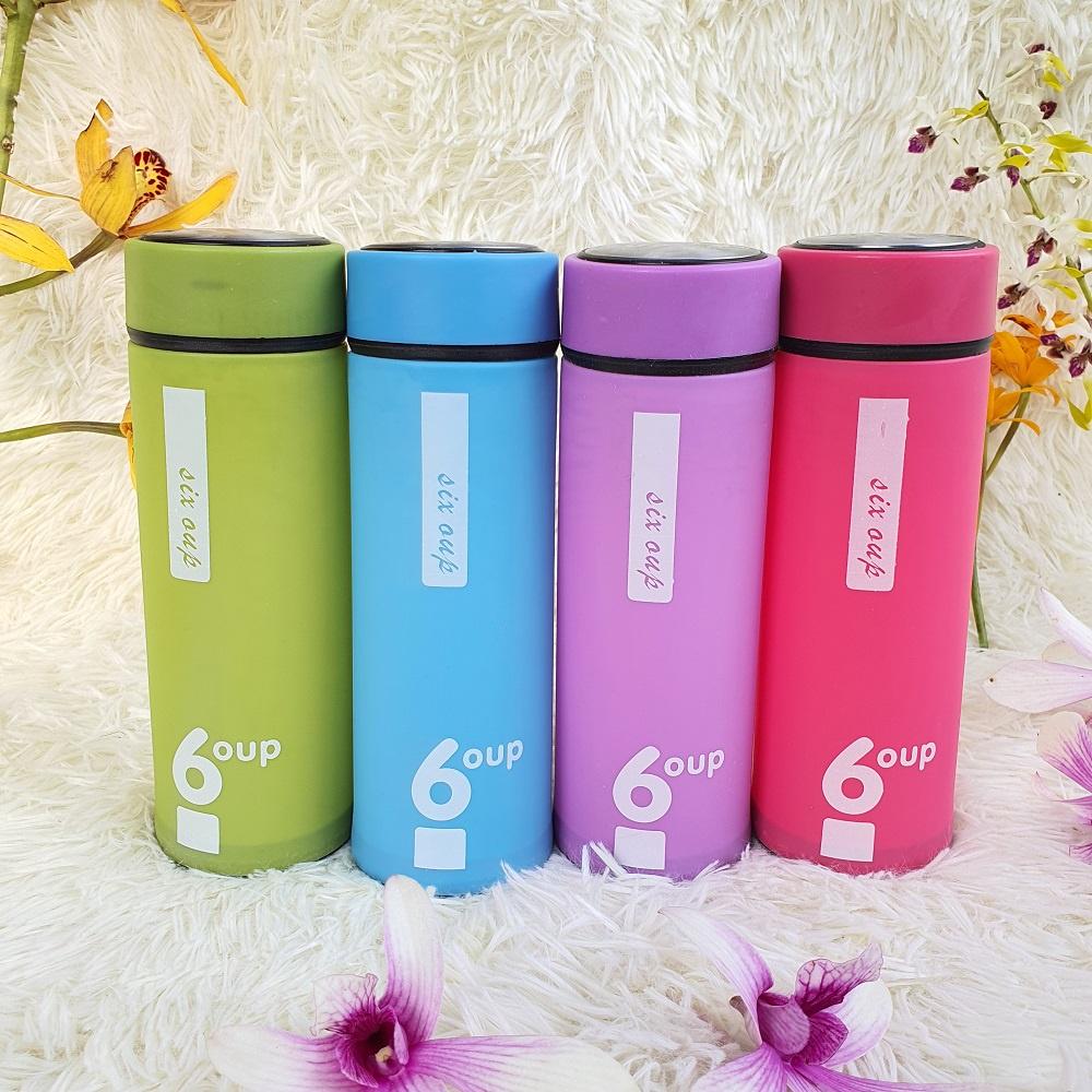 Bình Giữ Nhiệt Lõi Thủy Tinh Chống Nóng 6 Oup Siêu Bền Đẹp , Nắp Inox Xịn Xò, Bình Đựng Nước