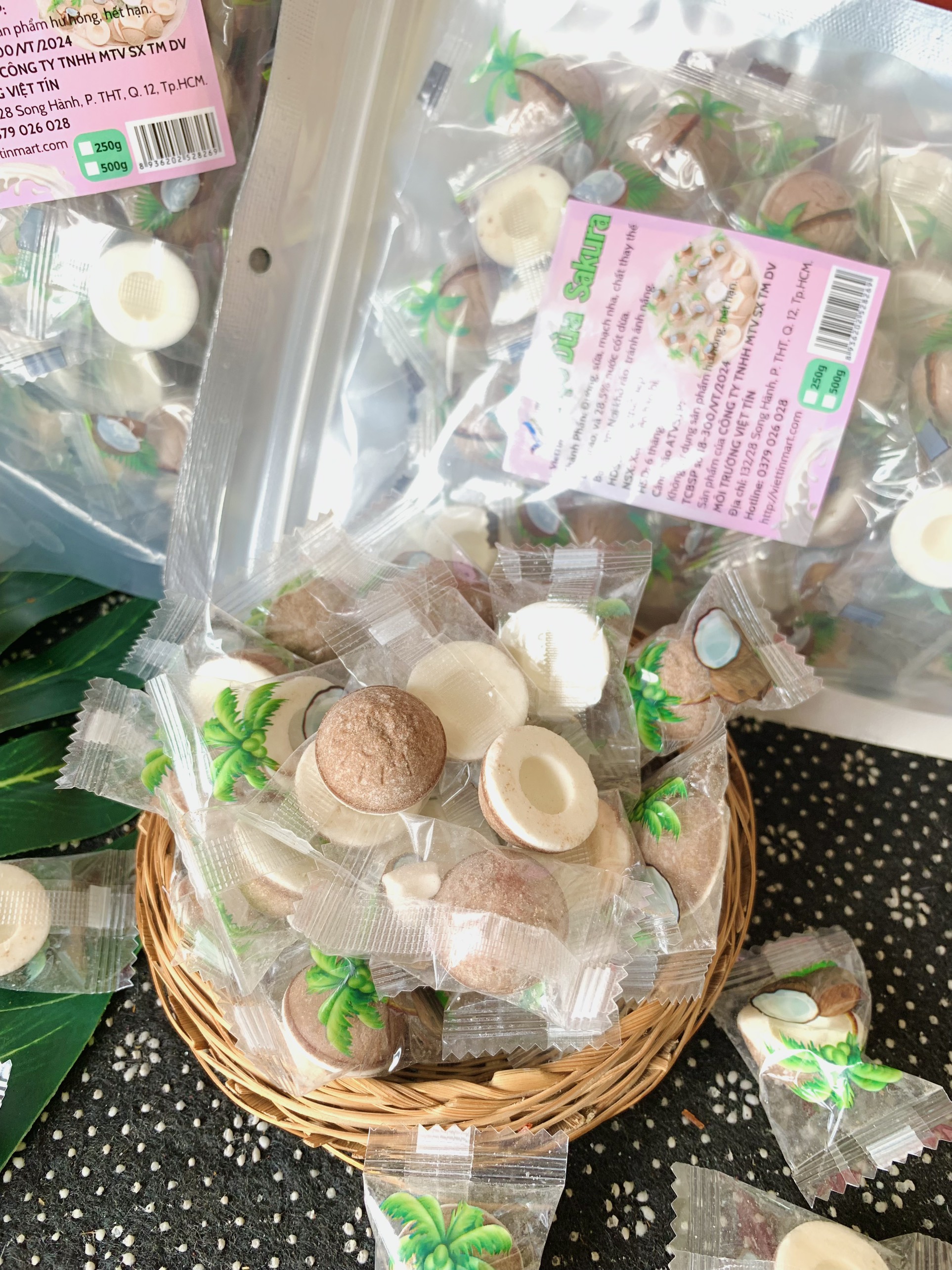 Kẹo Dừa Sakura Hobabe