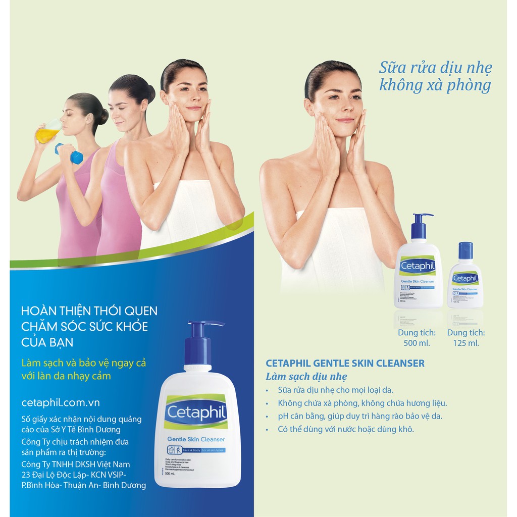 Hình ảnh Sữa rửa mặt dịu lành cho da nhạy cảm Cetaphil Gentle Skin Cleanser 125ml