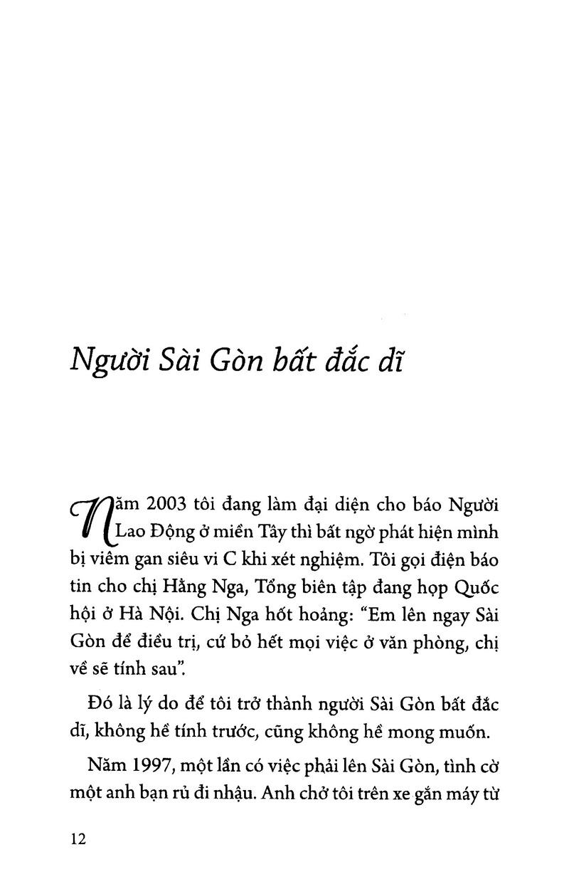 Người Sài Gòn Bất Đắc Dĩ
