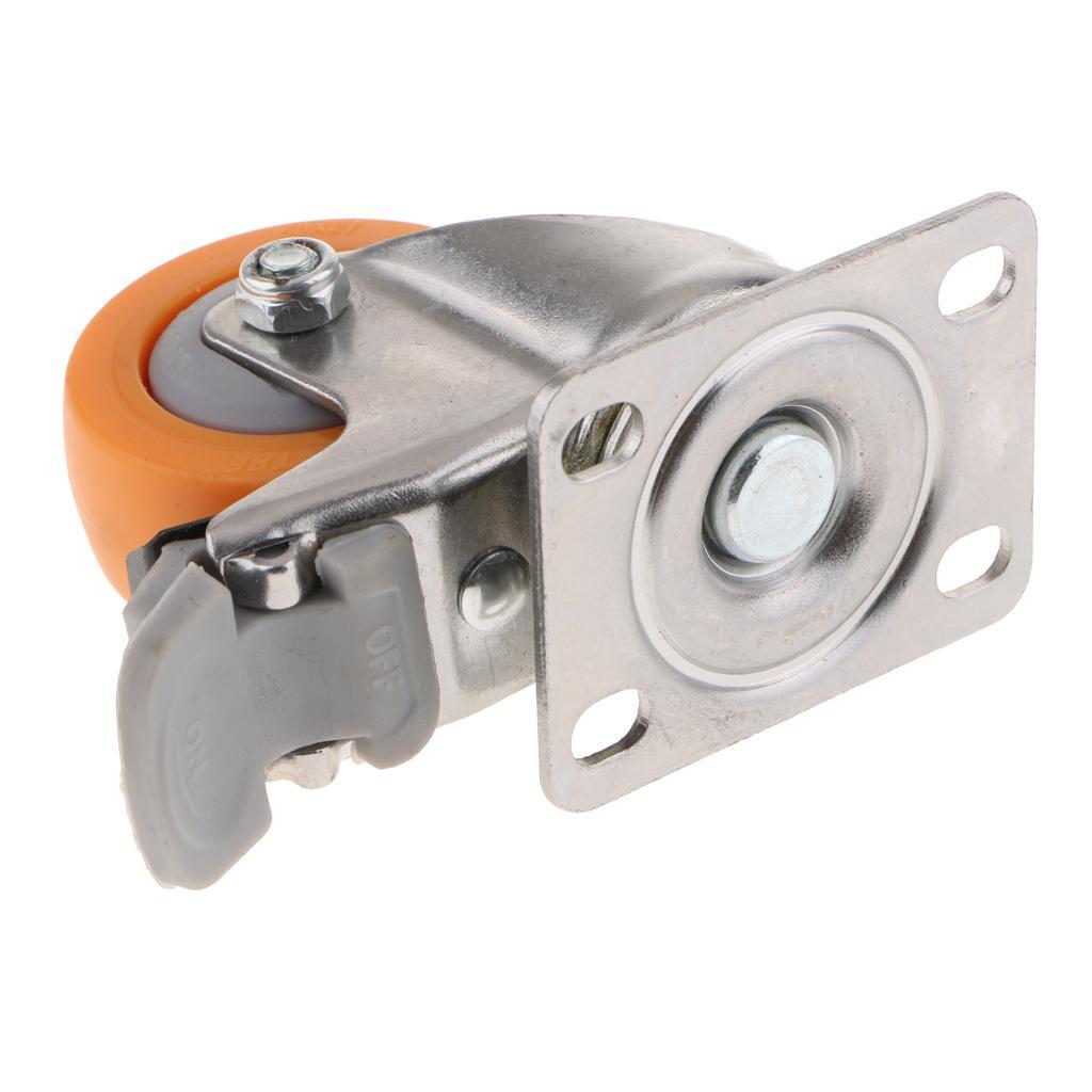 2 Inch 50mm Heavy Duty Swivel Bearing Caster Wheel With Top Plate