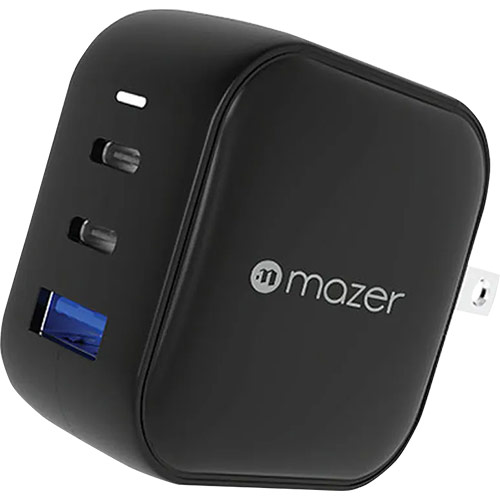 Cốc sạc Mazer Infinite.Boost SuperMINI 66W 2Type-C 1 USB M-GAN66W - Hàng chính hãng