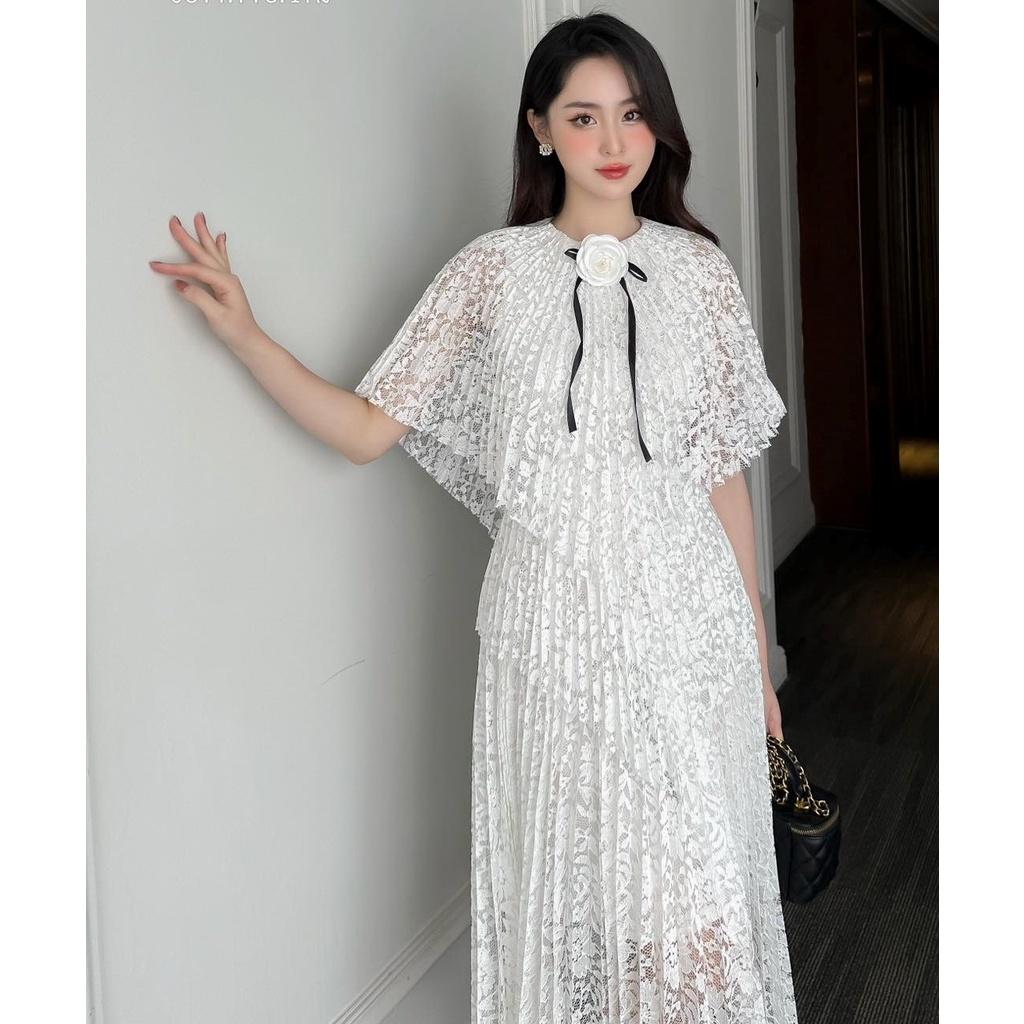 Đầm Thiết Kế Tiểu Thư Emily Dress Chất Liệu Vải Ren Cao Cấp - Váy Thiết Kế Thanh Lịch Trẻ Trung