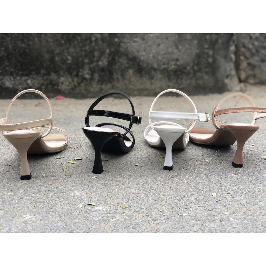 Giày sandal nữ thời trang quai mảnh cao 5 phân gót nhỏ _A026GNSD