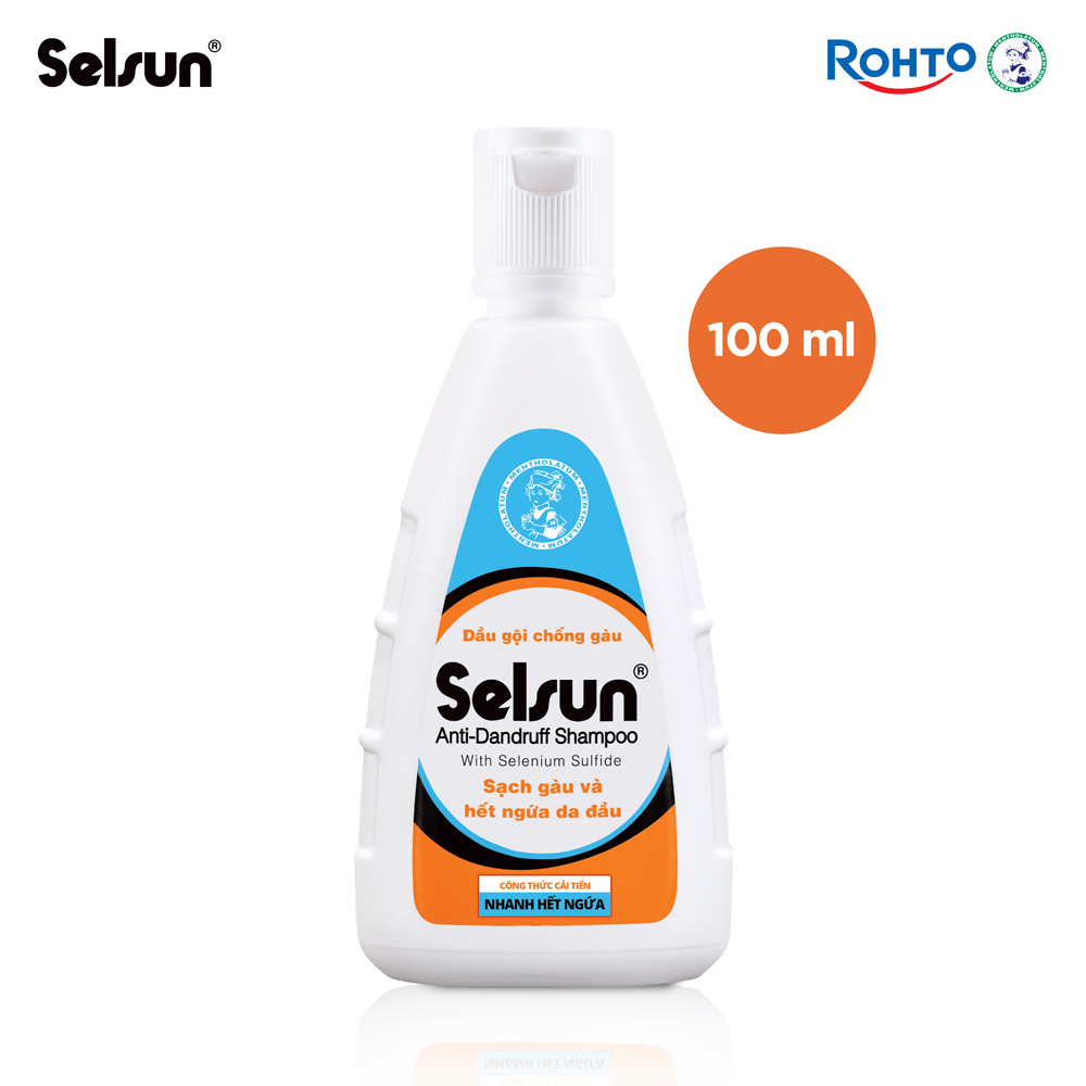 Dầu gội Selsun chống gàu, sạch gàu & hết ngứa da đầu Selsun Anti-Dandruff Shampoo 100ml