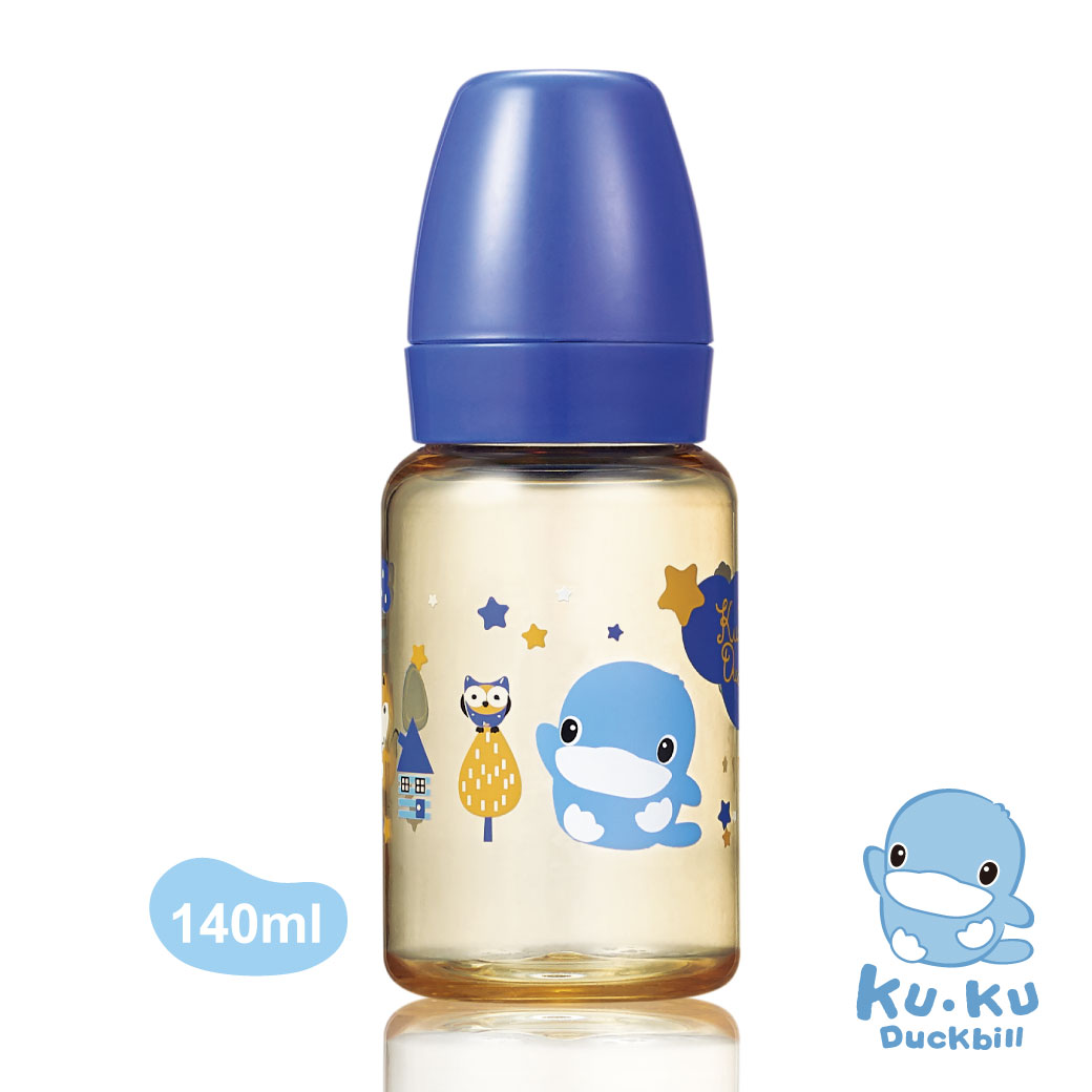 BÌNH SỮA CỔ THƯỜNG CHO BÉ NHỰA PPSU KUKU - KU5855/KU5854