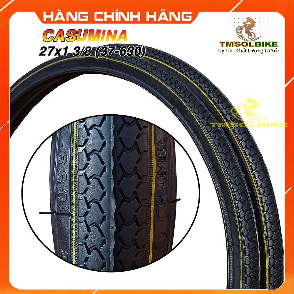 Vỏ Lốp Xe Đạp 27x1 3/8 (37 - 630) Cho Xe Đạp Phổ Thông