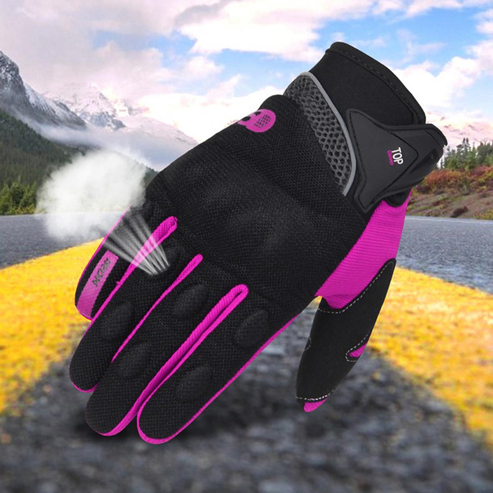 Motorcycle Gloves for Men and Women, Full Finger Touchscreen Motorbike Gloves for Road Racing, Cycling, Climbing, Motocross etc