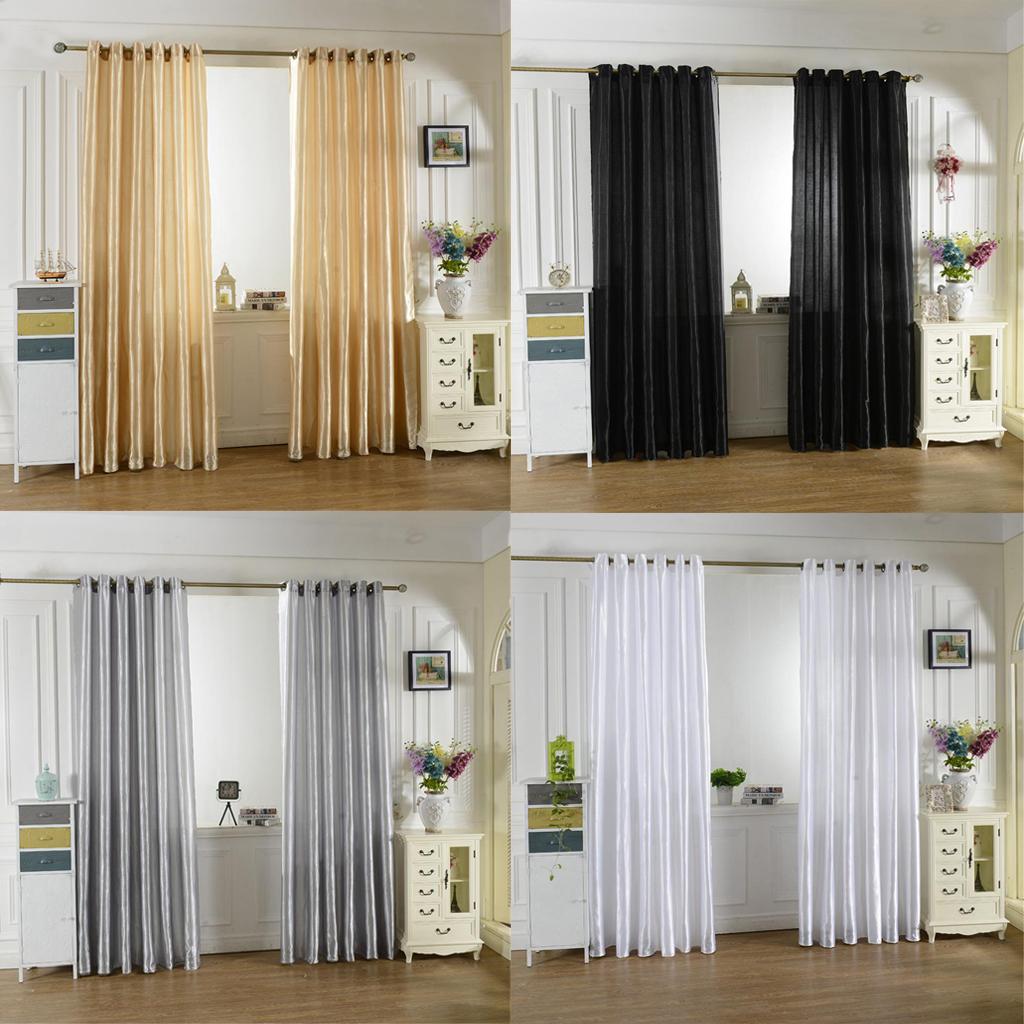 Rèm Cửa Sổ Bằng Vải Satin Mịn