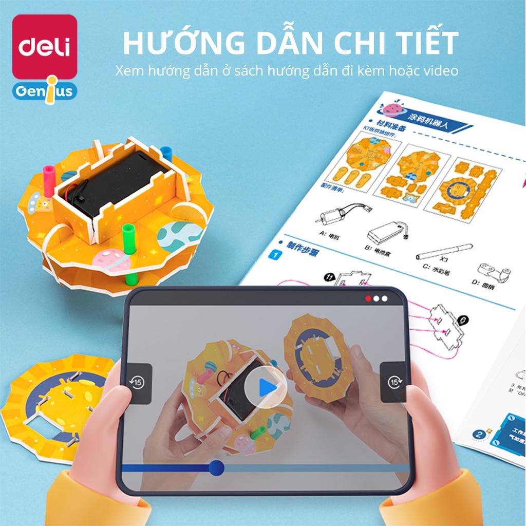 Bộ Lắp Ghép 3D Tàu Chiến Máy Bay Tàu Vũ Trụ Monster Deli - Nhiều Mẫu Thú Vị Đàn Piano Hoạt Hình Vũ Trụ Cho Trẻ Vừa Học Vừa Chơi - Đồ Chơi Giáo Dục Kích Thích Trí Tìm Tòi Sáng Tạo Của Trẻ - YX423