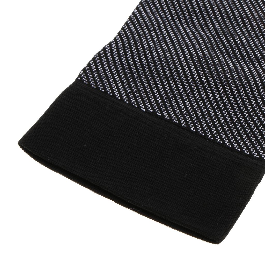 Ankle Support Compression Toeless Socks Foot Sleeve Arch Heel Pain Relief M