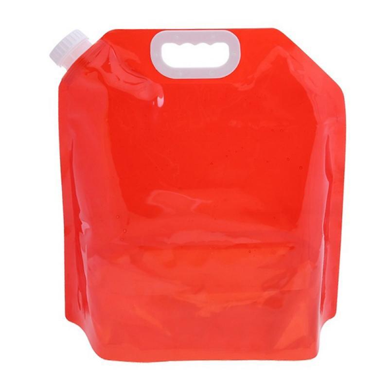 Drinking Water Bag 5L Outdoor Foldable Folding Collapsible Water Bags Container Camping Hiking Picnic BBQ Drinking Bag