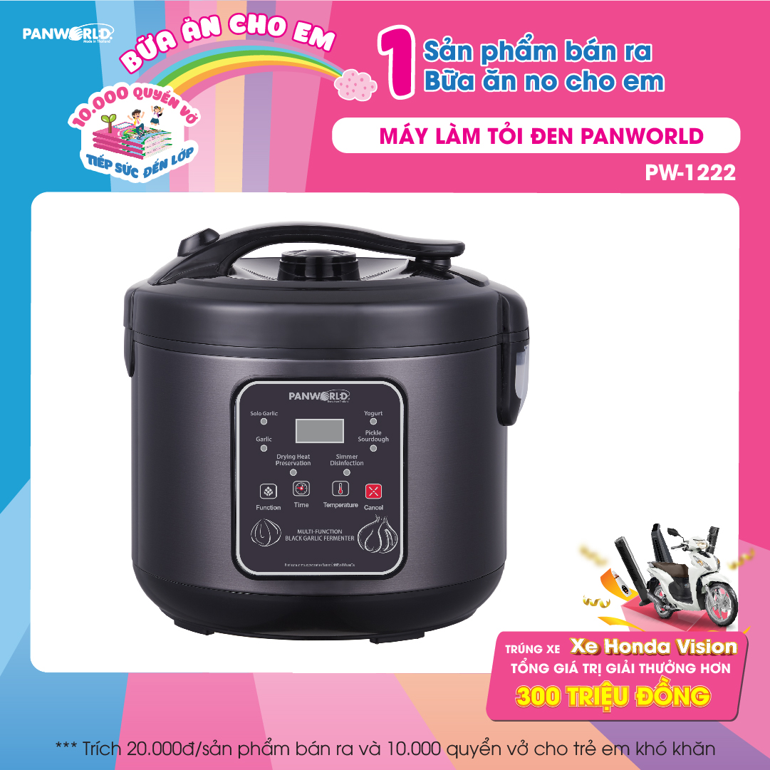 Nồi làm tỏi đen Panworld PW-1222 - Hàng chính hãng