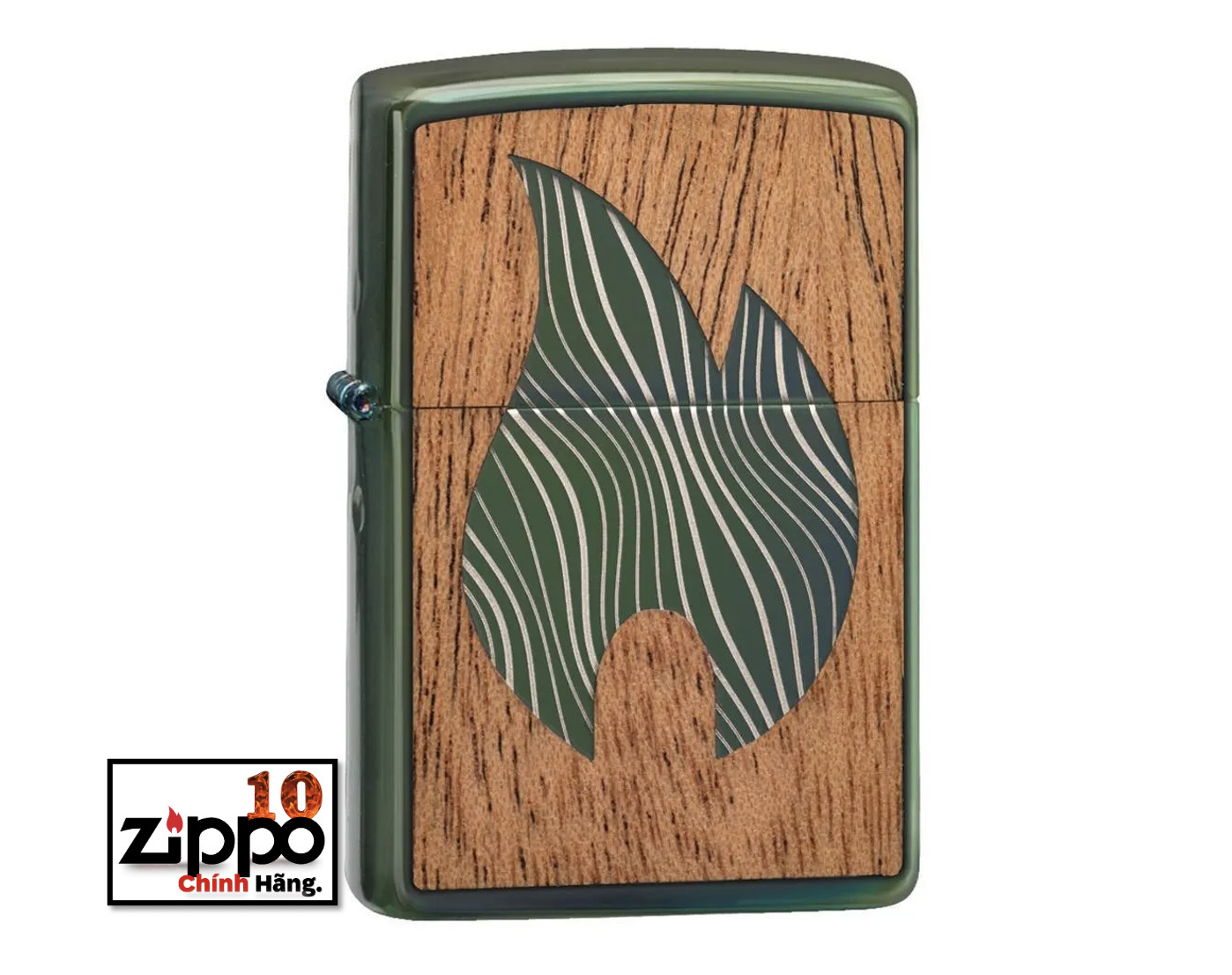 Bật lửa Zippo WOODCHUCK USA Flame SKU 49057 - Chính hãng 100%