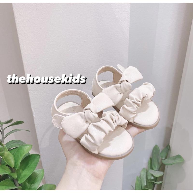 Sandal Cho Bé Gái Sandal Trẻ Em Cao Cấp THE HOUSE KIDS Nơ Nhúm