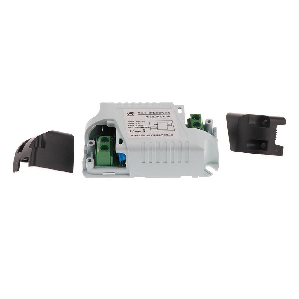 15-120V Wireless Remote Control Switch Replacement Self-locking Relay 415MHz
