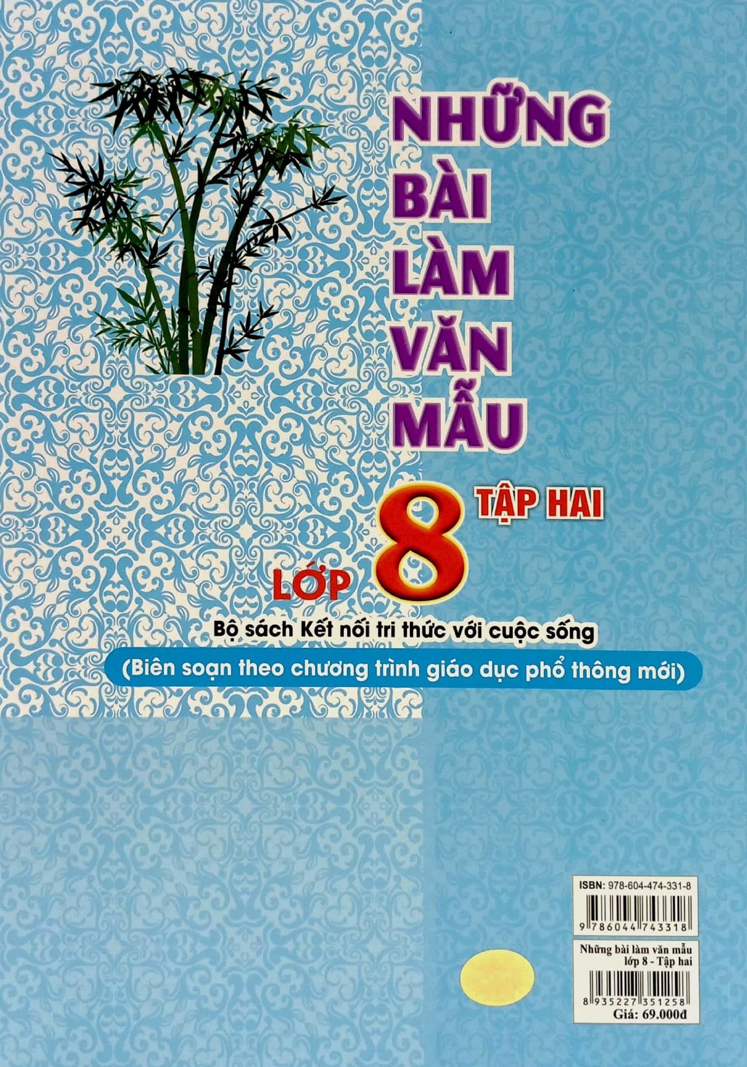 Những Bài Làm Văn Mẫu Lớp 8 - Tập 2 (Bộ Sách Kết Nối Tri Thức)