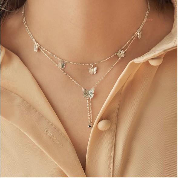 Dây chuyền bạc 925 Butterfly 2 - Shimmer Silver