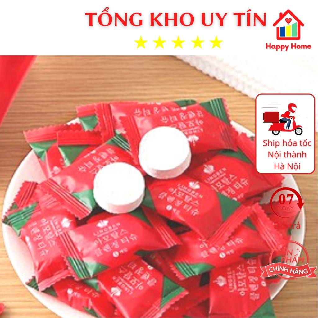 Khăn giấy nén Hàn Quốc loại dày, cao cấp đi du lịch, công tác tiện dụng Happy Home