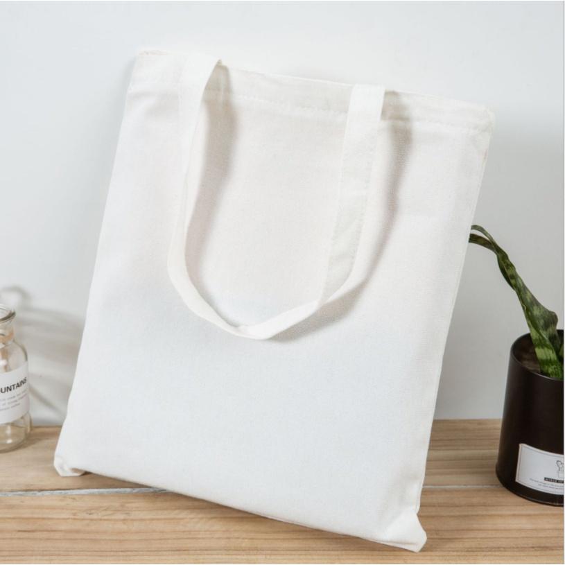 Túi vải bố, Túi vải Canvas trơn Màu Trắng - Màu Đen Màu Be Size 36cm x 31cm