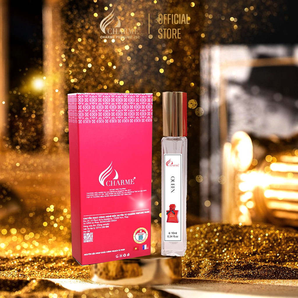 Nước Hoa Nữ CHARME QUEEN 10ml Lưu Hương Lâu Quyến Rũ, Gợi Cảm_Nước Hoa Chính Hãng