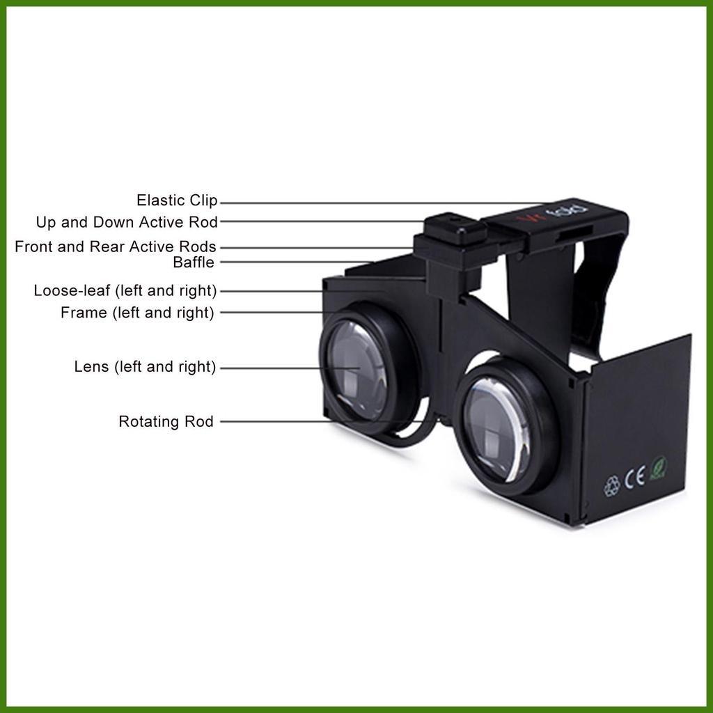 Kính Thực Tế Ảo 3D Có Thể Gập Lại Dễ Dàng Mang Đi