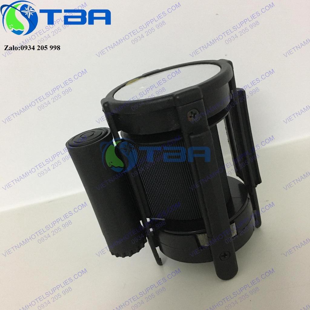 Dây căng trụ chắn 2m màu đen thay thế cho cột trụ chắn inox cao cấp