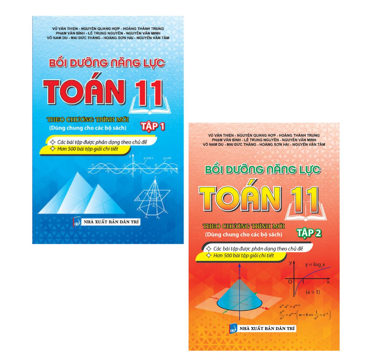 Sách - Bồi Dưỡng Năng Lực Toán 11 Theo Chương Trình Mới (Tập 1+Tập 2)